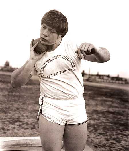 Dennis Anderson, shot put national champion